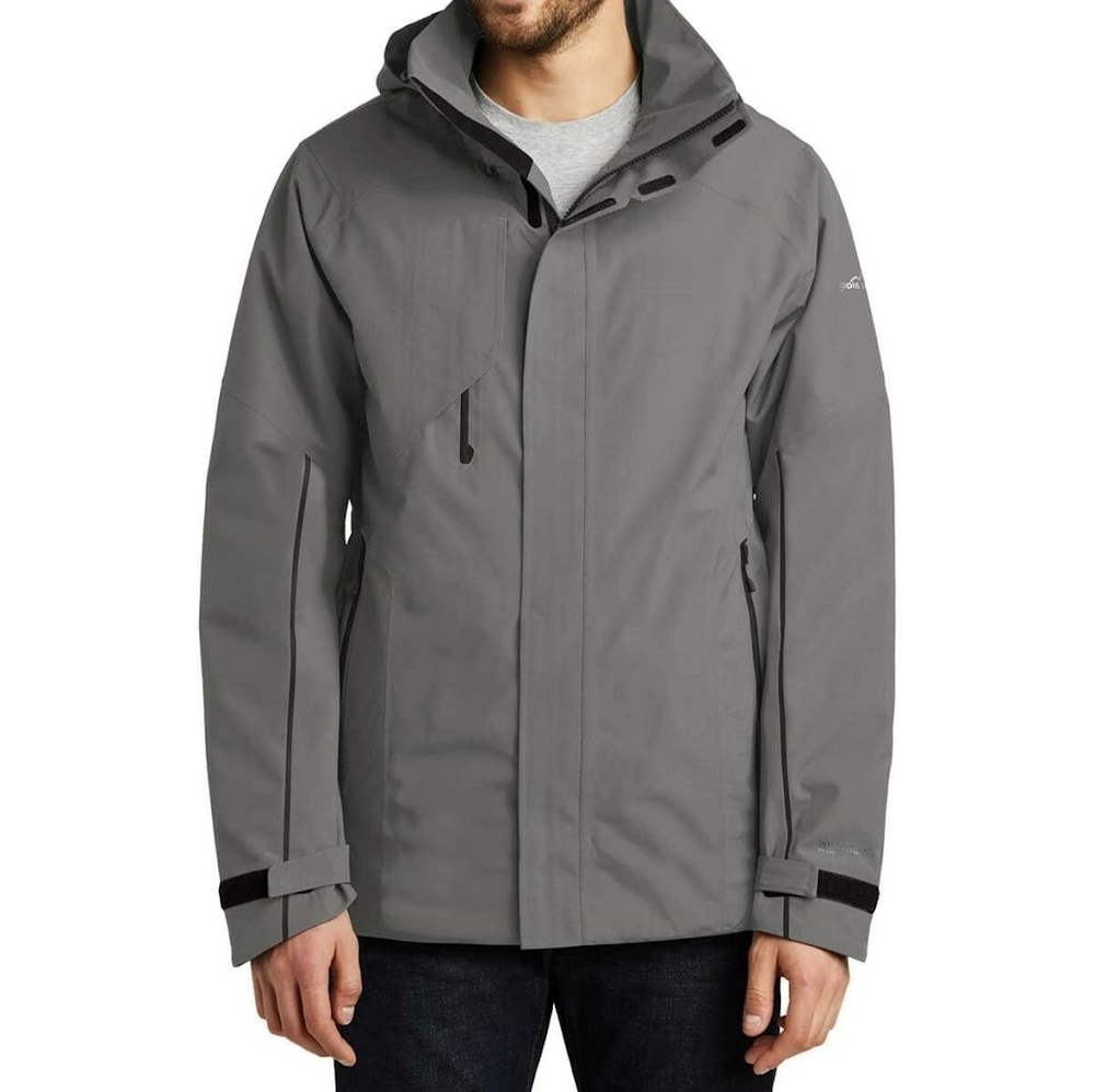 Eddie Bauer WeatherEdge Plus Insulated Jacket Men’s Medium Gray OR Tan/Brown